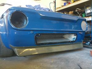 Imp with carbon kevlar chin spoiler fitted