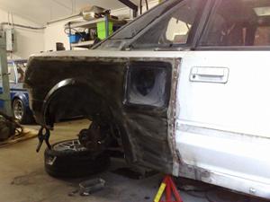 MR2 fibreglass rear wing